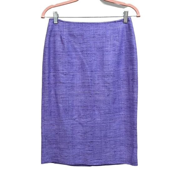 P.A.R.O.S.H. purple wild silk high waist pencil skirt NWT size 4 - Picture 4 of 13